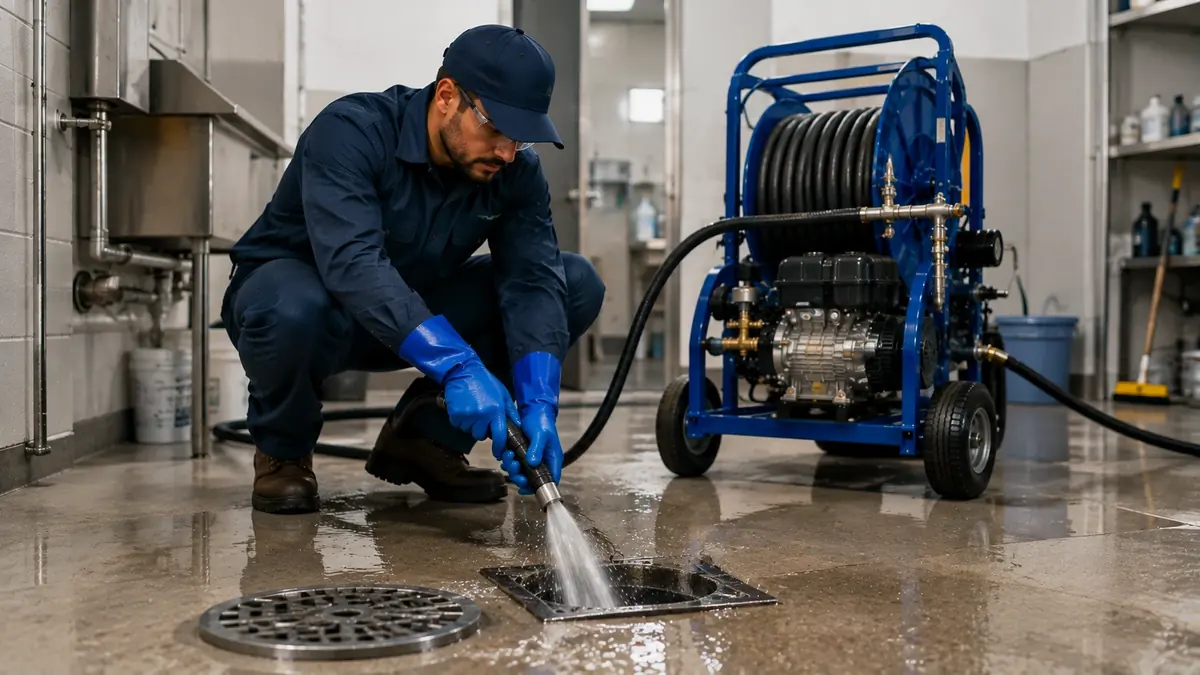 Floor Drain Hydro Jet Cleaning in Rancho Mirage