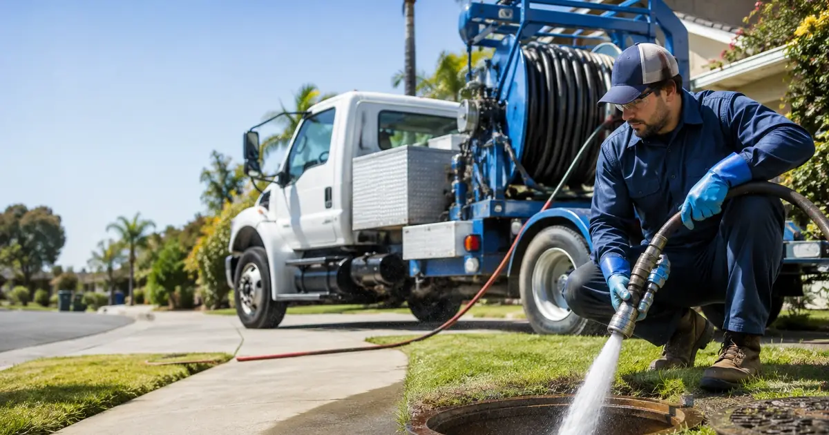 Hydro jet sewer cleaning Rancho Mirage