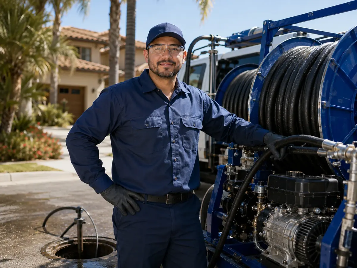 Hydro jet sewer cleaning in Rancho Mirage